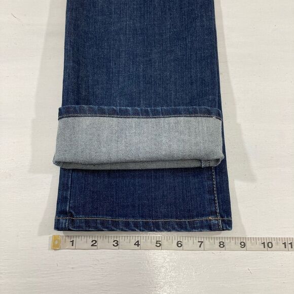 Vintage Talbots Jeans Women’s 4 Blue Denim Straight Leg Embroidered Y2K Pockets - Picture 12 of 12